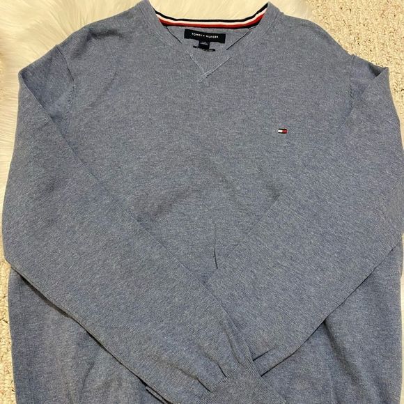 Tommy Hilfiger Other - Men's Signature Solid V-Neck Cotton Sweater